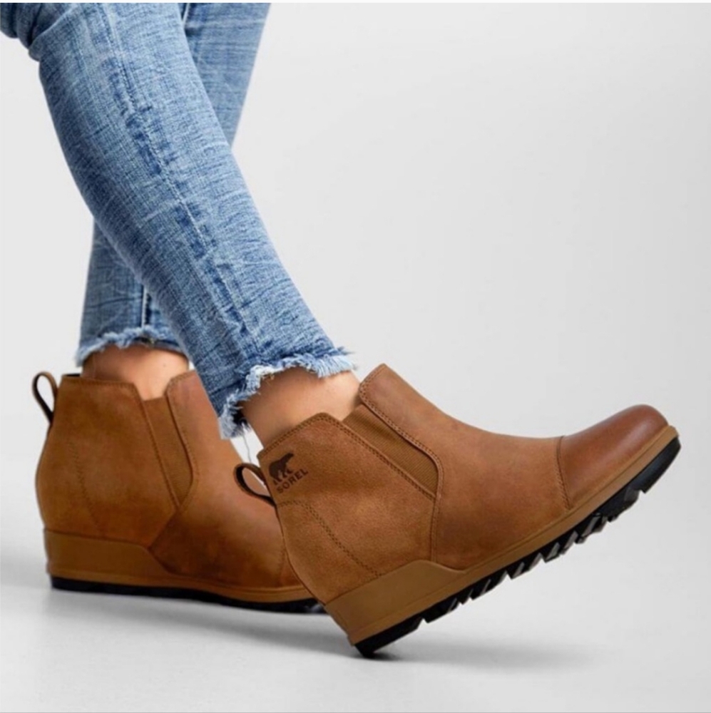 Sorel Tan and Brown Ankle Booties - Picture 3 of 16
